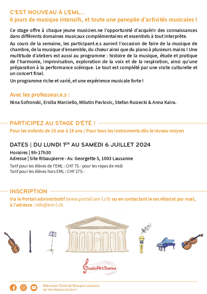 Info about concerts